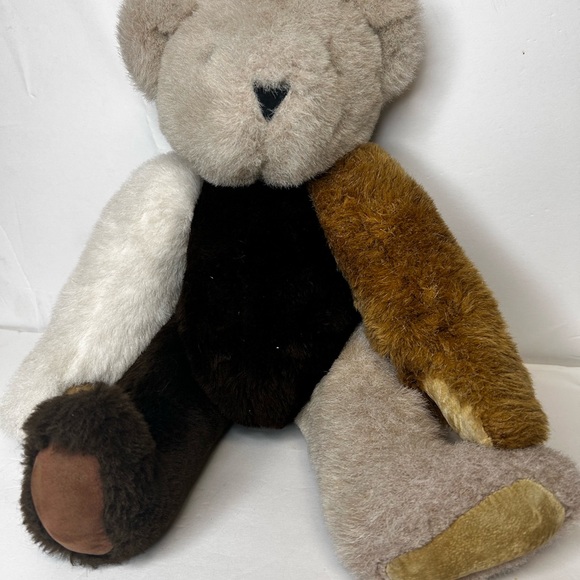 Multicolor Patchwork Teddy Bear - Picture 1 of 6